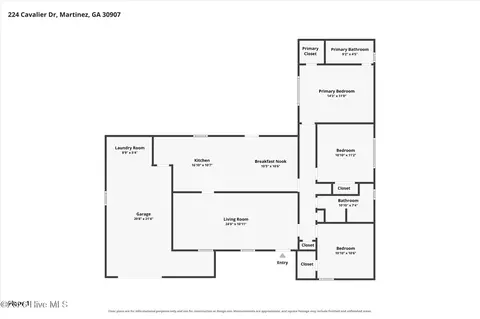 Floorplan - 224 Cavalier Dr, Martinez, GA 30907 photo 1 of 1