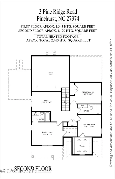 Floorplan - 3 Pine Ridge Rd, Pinehurst, NC 28374 photo 2 of 2
