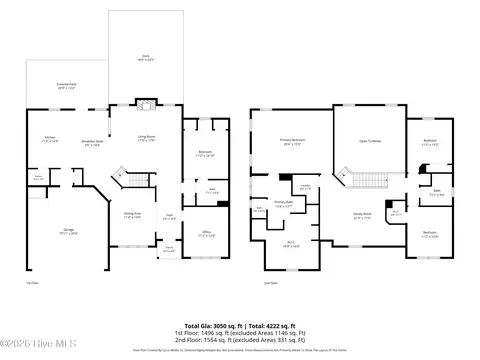 Floorplan - 152 Cornel Ln, Hampstead, NC 28443 photo 1 of 1