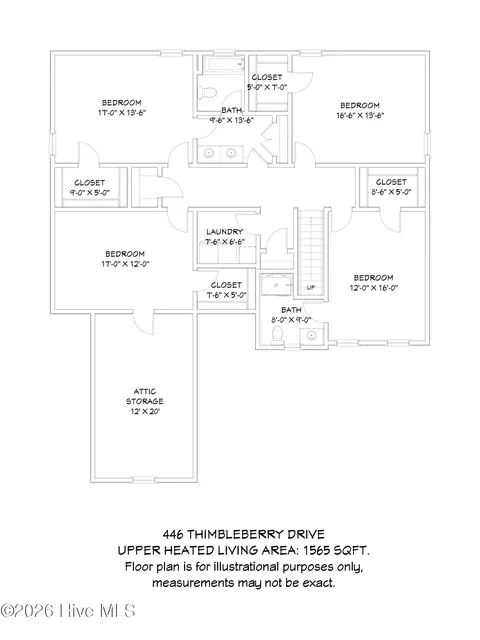 Floorplan - 446 Thimbleberry Dr, Vass, NC 28394 photo 4 of 4