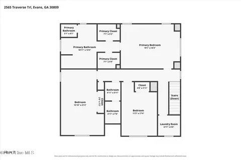 Floorplan - 2565 Traverse Trl, Evans, GA 30809 photo 3 of 3