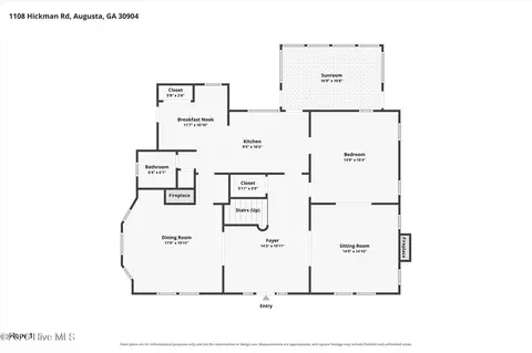 Floorplan - 1108 Hickman Rd, Augusta, GA 30904 photo 2 of 3