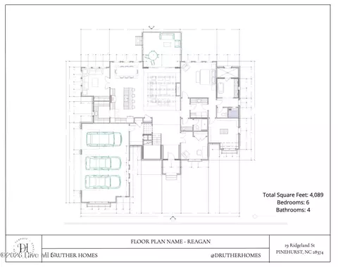 Floorplan - 19 Ridgeland St, Pinehurst, NC 28374 photo 3 of 4