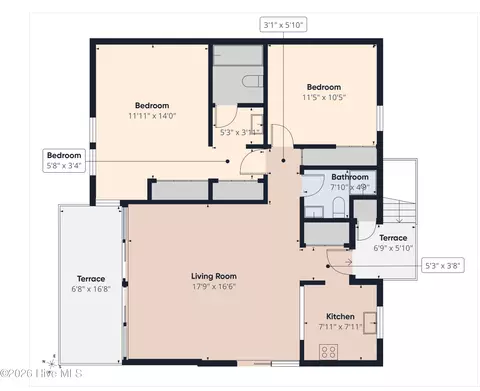 Floorplan - 85 Pine Valley Rd # 78, Pinehurst, NC 28374 photo 1 of 2