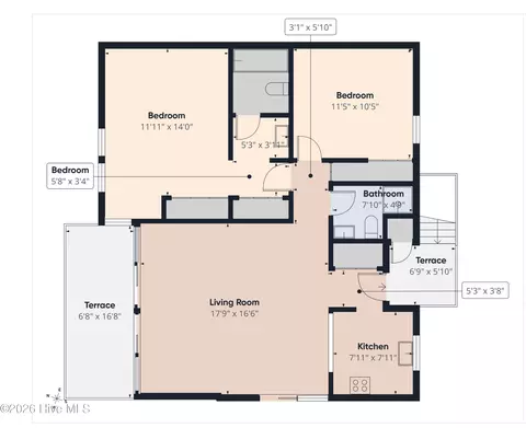 Floorplan - 85 Pine Valley Rd # 78, Pinehurst, NC 28374 photo 2 of 2