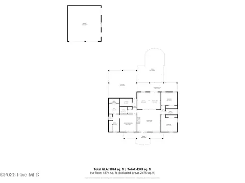 Floorplan - 1269 Deep Bottom Rd, Wallace, NC 28466 photo 1 of 2