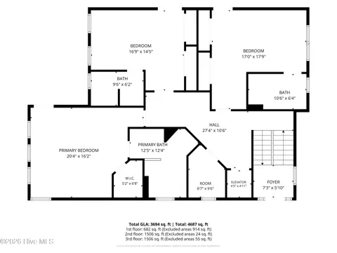 Floorplan - 101 Jackson Ave, Emerald Isle, NC 28594 photo 7 of 8