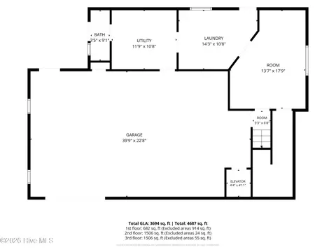 Floorplan - 101 Jackson Ave, Emerald Isle, NC 28594 photo 8 of 8