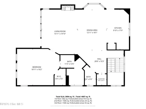 Floorplan - 101 Jackson Ave, Emerald Isle, NC 28594 photo 4 of 8