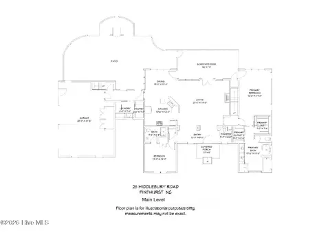 Floorplan - 28 Middlebury Rd, Pinehurst, NC 28374 photo 1 of 2