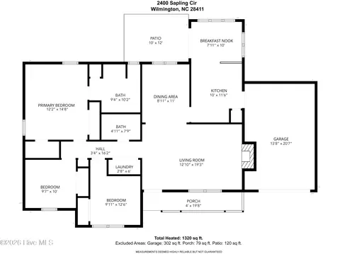 2400 Sapling Cir, Wilmington, NC 28411