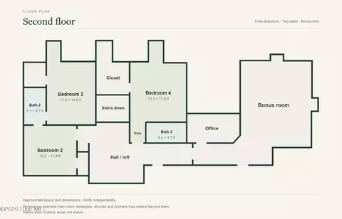 Floorplan - 1012 Peninsula Xing, Evans, GA 30809 photo 2 of 2