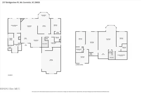 Floorplan - 217 Bridgeview Pl, Mccormick, SC 29835 photo 3 of 3