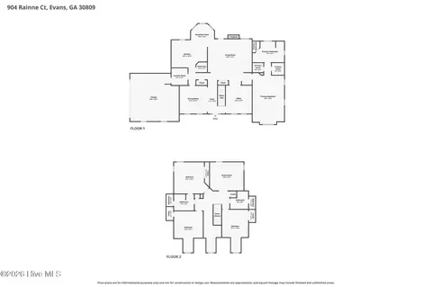 Floorplan - 904 Rainne Ct, Evans, GA 30809 photo 1 of 1