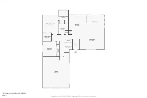 138 Evergreen Ln, Mccormick, SC 29835