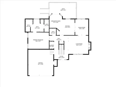 Floorplan - 703 Low Meadow Dr, Evans, GA 30809 photo 1 of 3