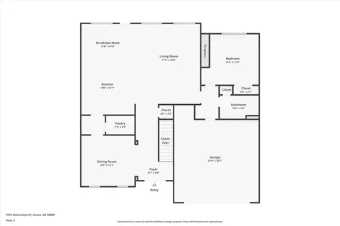 1015 Sluice Gate Dr, Evans, GA 30809