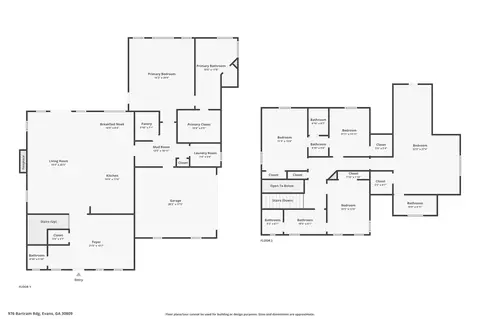 Floorplan - 976 Bartram Rdg, Evans, GA 30809 photo 3 of 3