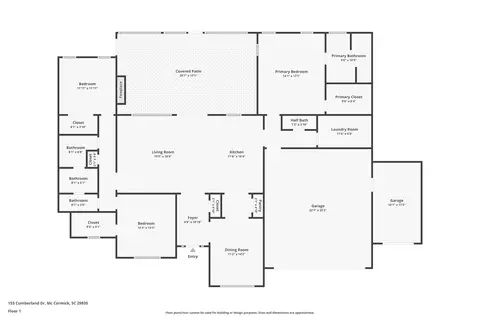 153 Cumberland Dr, Mccormick, SC 29835
