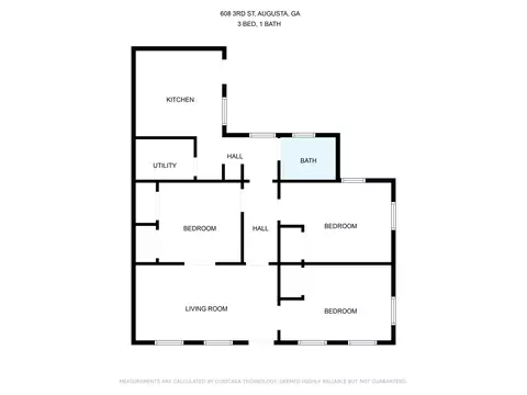 Floorplan - 602 3rd St, Augusta, GA 30901 photo 5 of 5