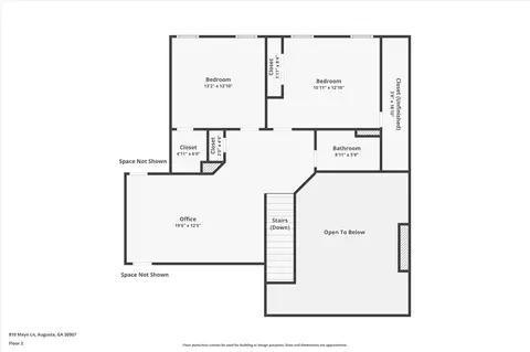 Floorplan - 810 Mayo Ln, Augusta, GA 30907 photo 3 of 3