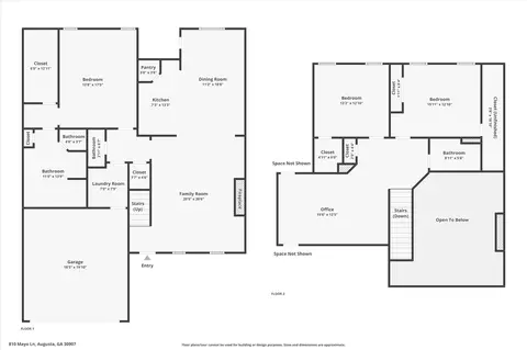 Floorplan - 810 Mayo Ln, Augusta, GA 30907 photo 1 of 3