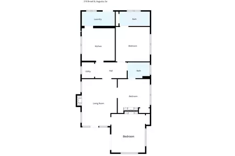 Floorplan - 218 Broad St, Augusta, GA 30901 photo 2 of 2