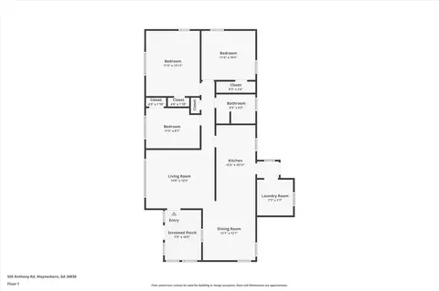 505 Anthony Rd, Waynesboro, GA 30830