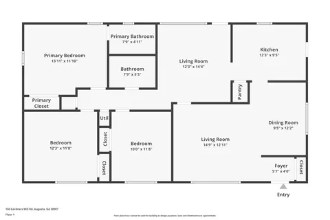 150 Gardners Mill Rd, Augusta, GA 30907