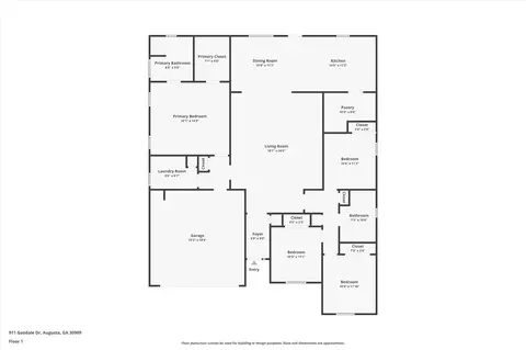 911 Goodale Dr, Augusta, GA 30909