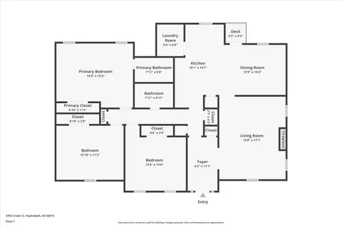 3703 Creek Ct, Hephzibah, GA 30815