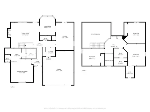 Floorplan - 736 Low Meadow Dr, Evans, GA 30809 photo 3 of 6
