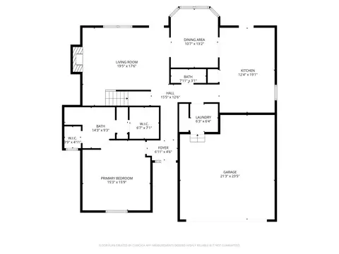 Floorplan - 736 Low Meadow Dr, Evans, GA 30809 photo 4 of 6