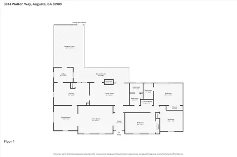 Floorplan - 3014 Walton Way, Augusta, GA 30909 photo 1 of 1