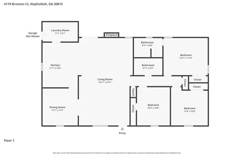 4119 Broxton Ct, Hephzibah, GA 30815