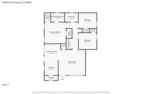 2004 End St, Augusta, GA 30909