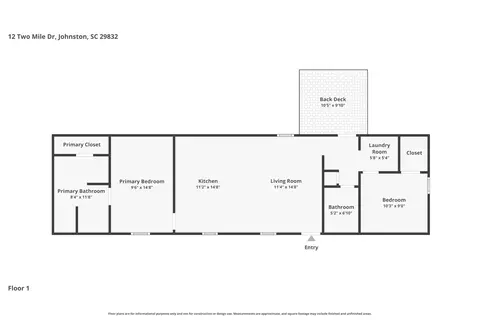 12 Two Mile Dr, Johnston, SC 29832