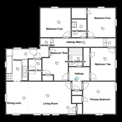 Floorplan - 2411 Ruby Dr, Augusta, GA 30906 photo 1 of 1