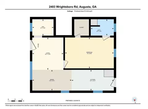 Floorplan - 2403 Wrightsboro Rd, Augusta, GA 30904 photo 3 of 3