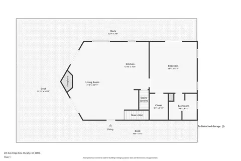 Floorplan - 235 Oak Ridge Ests, Murphy, NC 28906 photo 1 of 8