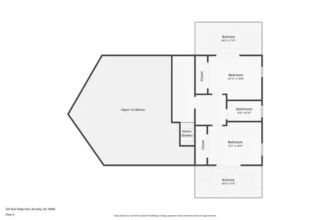 Floorplan - 235 Oak Ridge Ests, Murphy, NC 28906 photo 3 of 8
