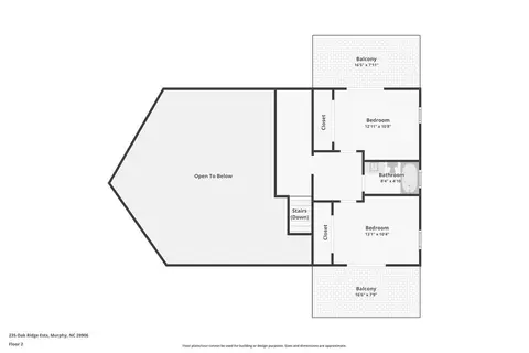 Floorplan - 235 Oak Ridge Ests, Murphy, NC 28906 photo 5 of 8