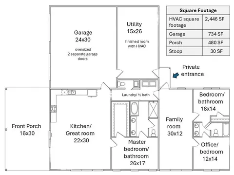 Floorplan - 342 Hunter Rdg, Murphy, NC 28906 photo 1 of 2