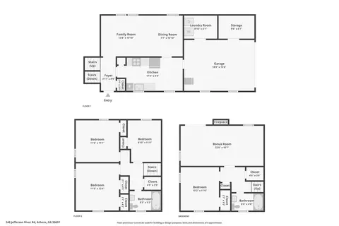 Floorplan - 348 Jefferson River Rd, Athens, GA 30607 photo 4 of 4