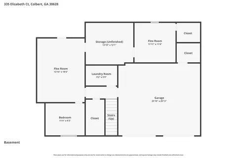 Floorplan - 335 Elizabeth Ct, Colbert, GA 30628 photo 1 of 2
