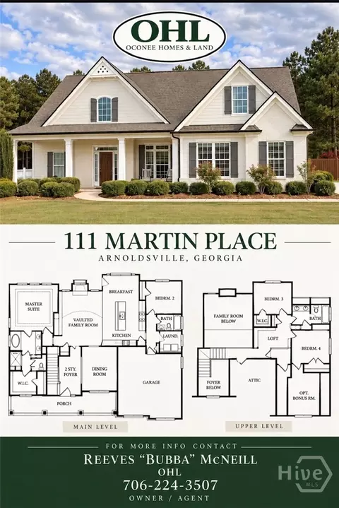 111 Martin Pl, Arnoldsville, GA 30619