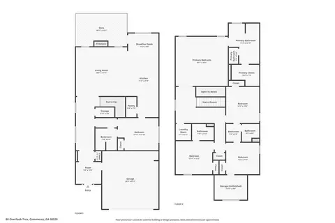 Floorplan - 80 Overlook Trce, Commerce, GA 30529 photo 1 of 1
