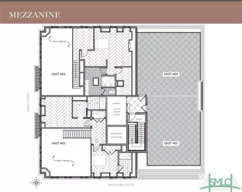 Floorplan - 302 E Oglethorpe Ave #401, Savannah, GA 31401 photo 2 of 3