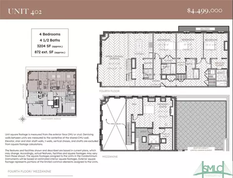 Floorplan - 302 E Oglethorpe Ave #402, Savannah, GA 31401 photo 3 of 3