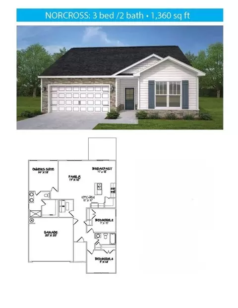 Floorplan - 304 Timberlake Dr, Guyton, GA 31312 photo 1 of 1